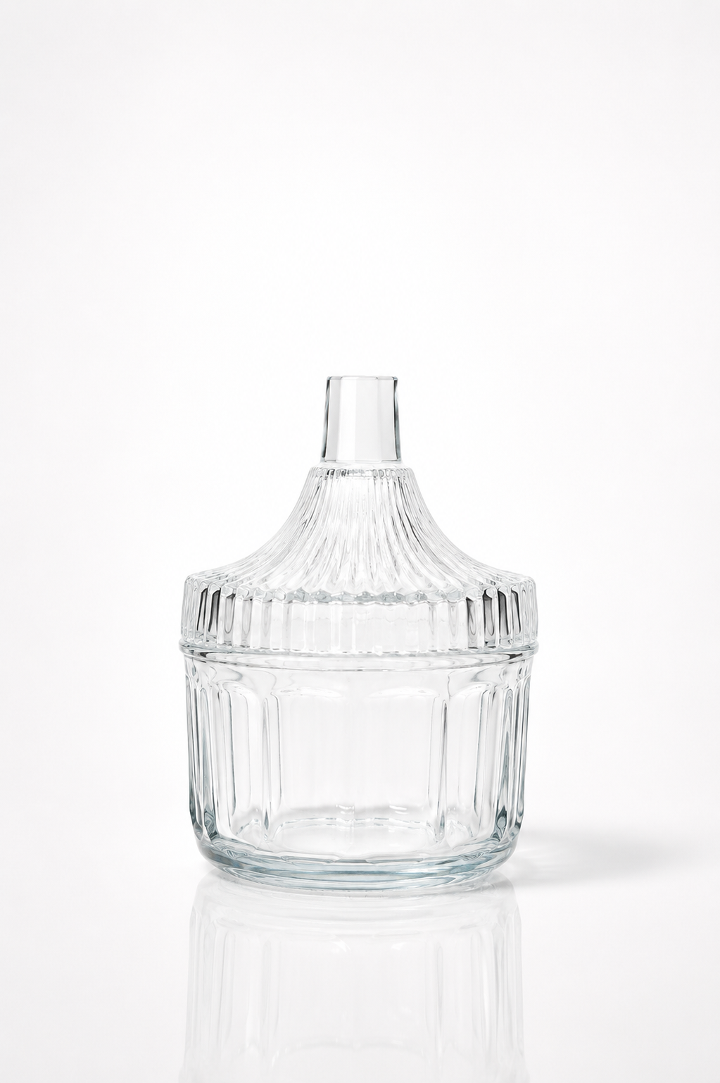 Candy Jar with Pointed Glass Lid